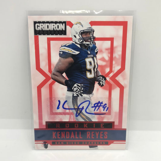 Kendall Reyes 2012 Gridiron Rookie Auto