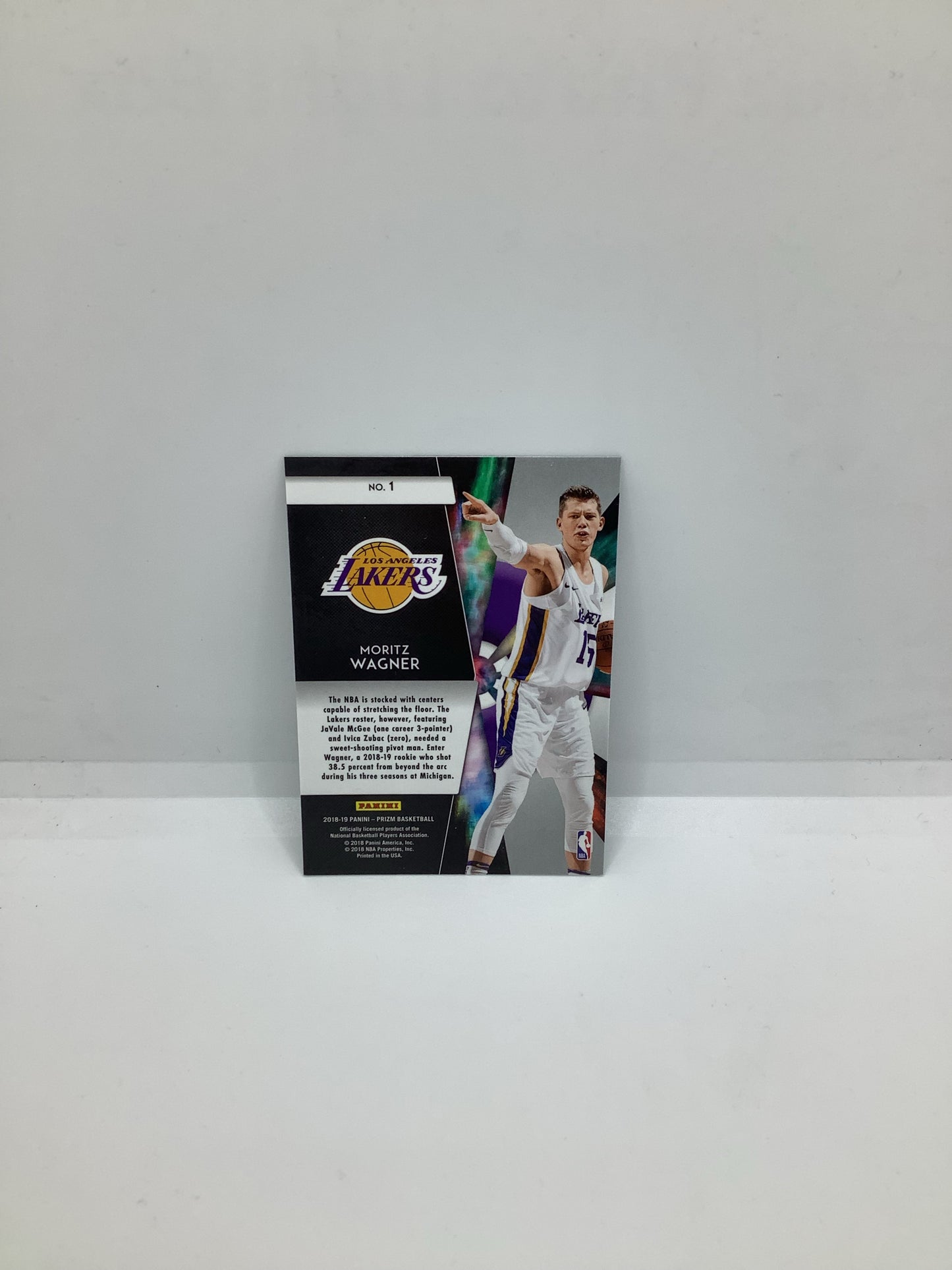 2018-19 Prizm Moritz Wagner Purple Yellow