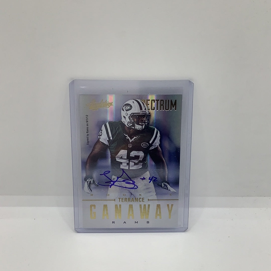 2013 Panini Absolute Auto Terrance Ganaway