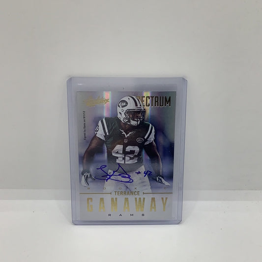 2013 Panini Absolute Auto Terrance Ganaway