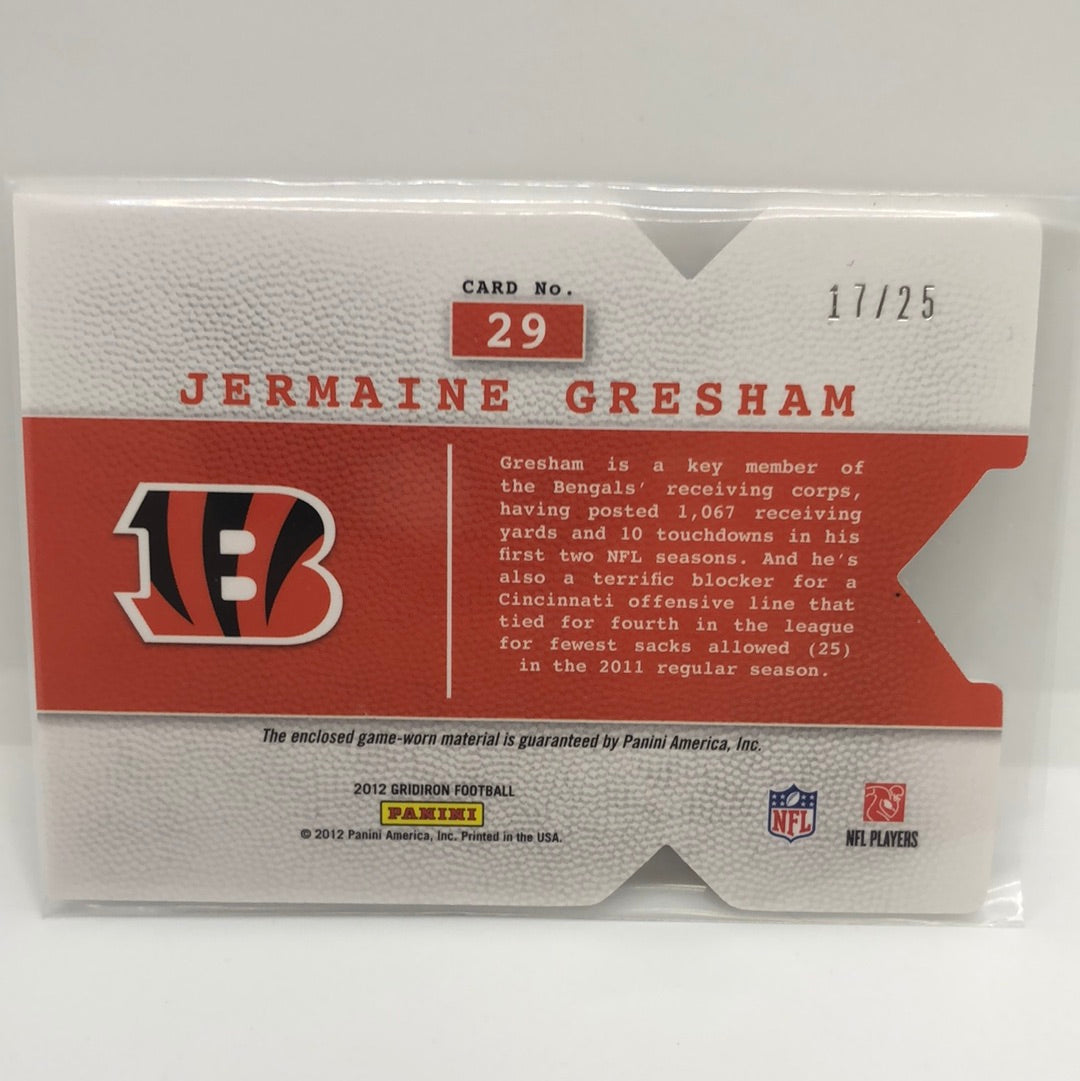 Jermaine Gresham 2012 Gridiron Jsy /25