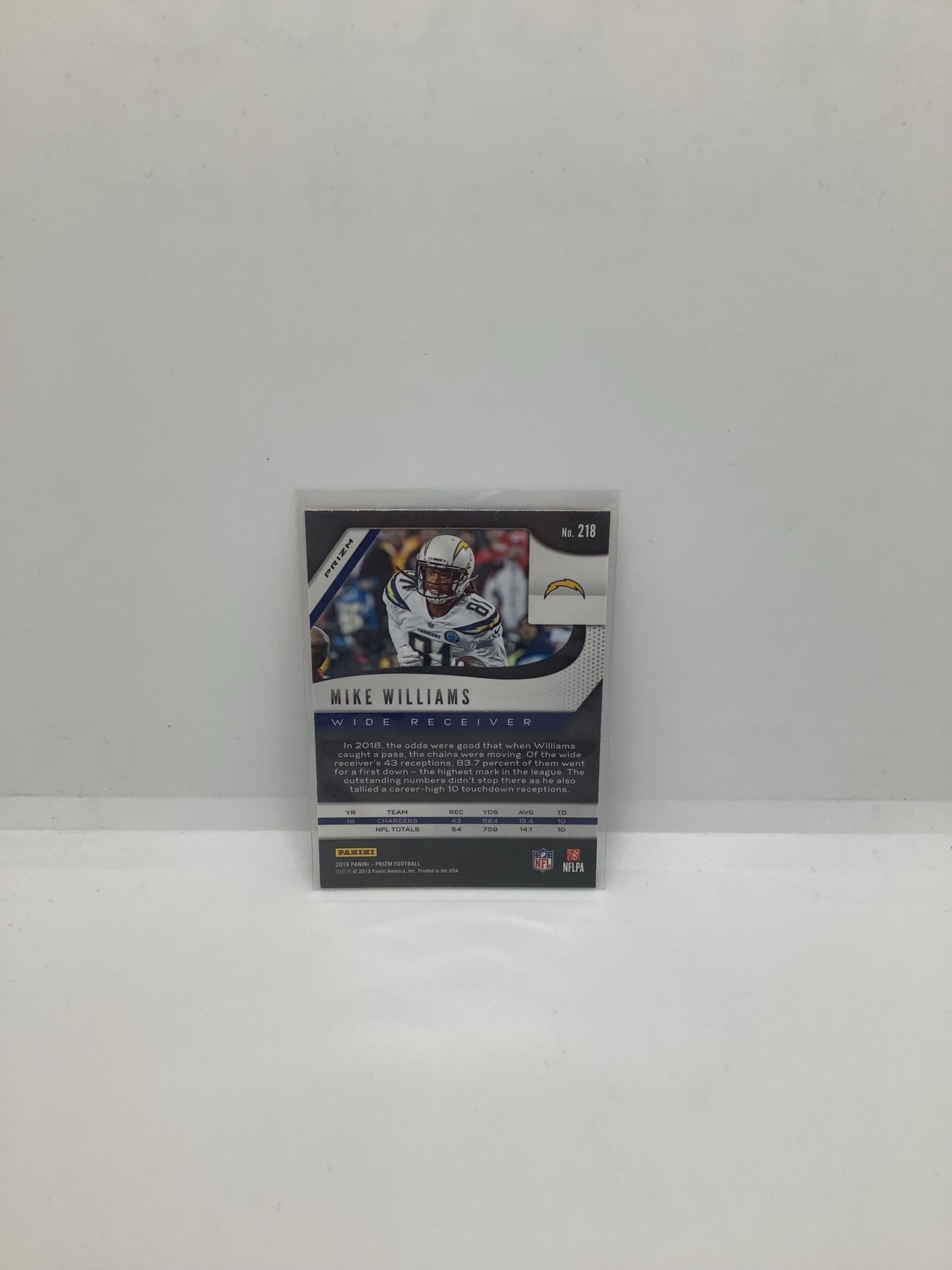 2019 Prizm Mike Williams Blue Yellow