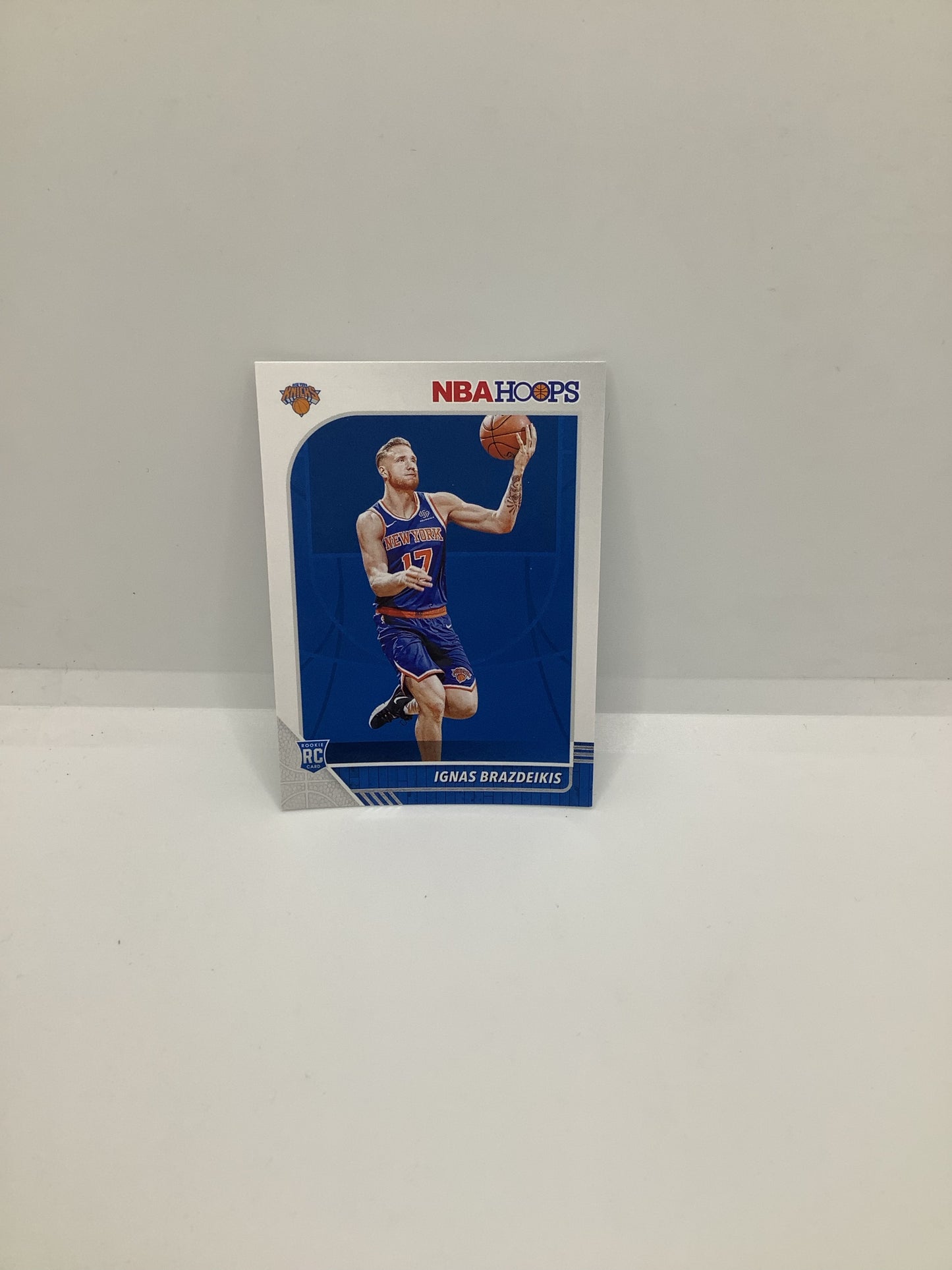 2019-20 Hoops Ignas Brazdeikis RC Blue