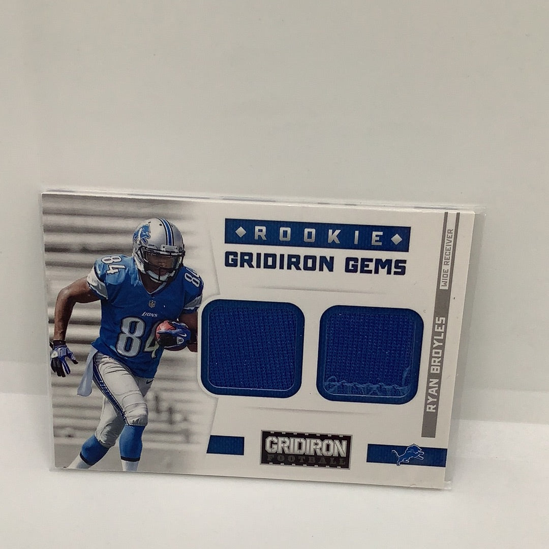 Ryan Broyles 2012 Gridiron Gems Jsy Rc /249