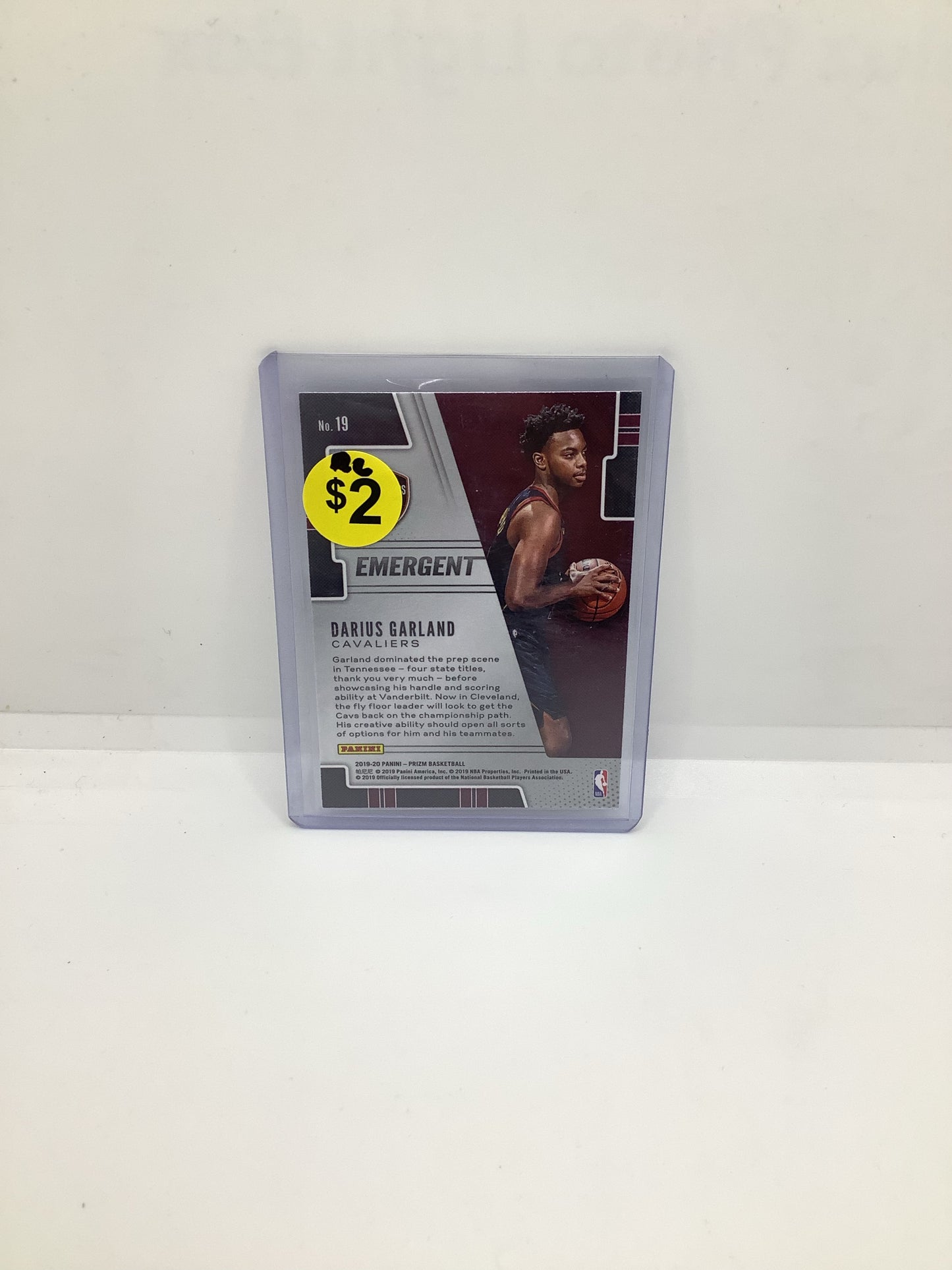 2019-20 Prizm Darius Garland RC Silver Red Black