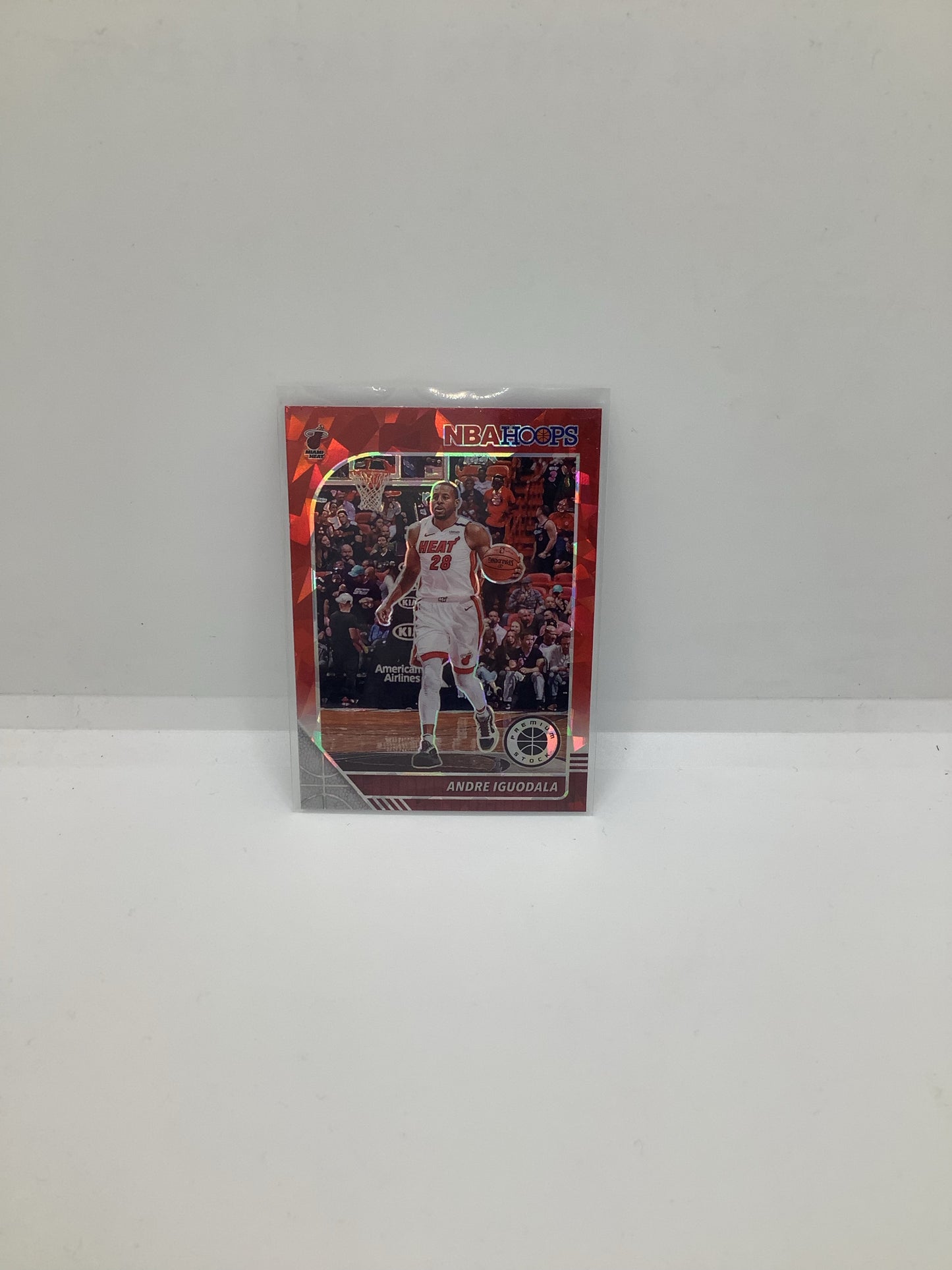 2019-20 Hoops Premium Stock Andre Iguodala Red Holo
