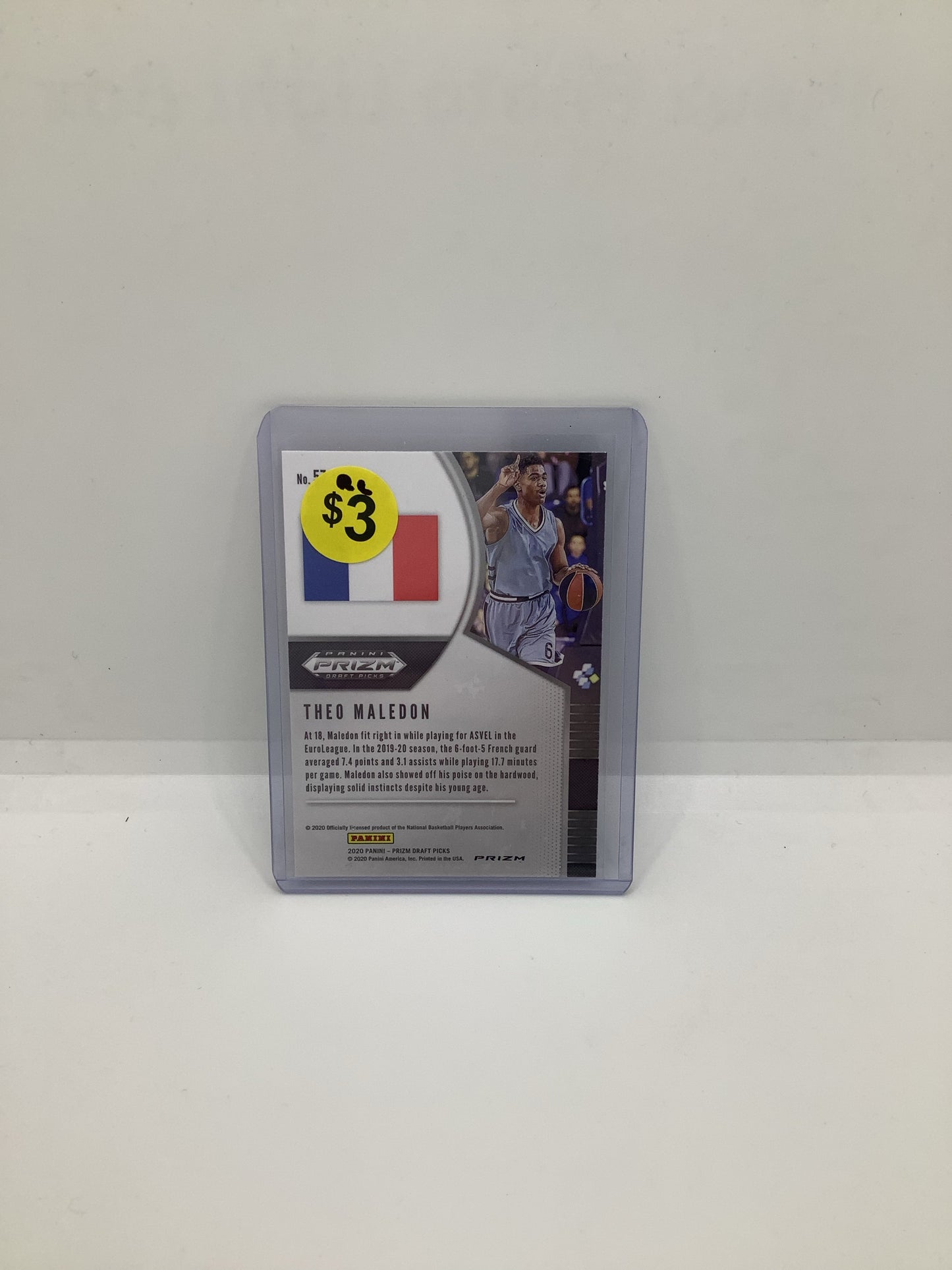 2020 Prizm Drafts Theo Maledon RC RWB
