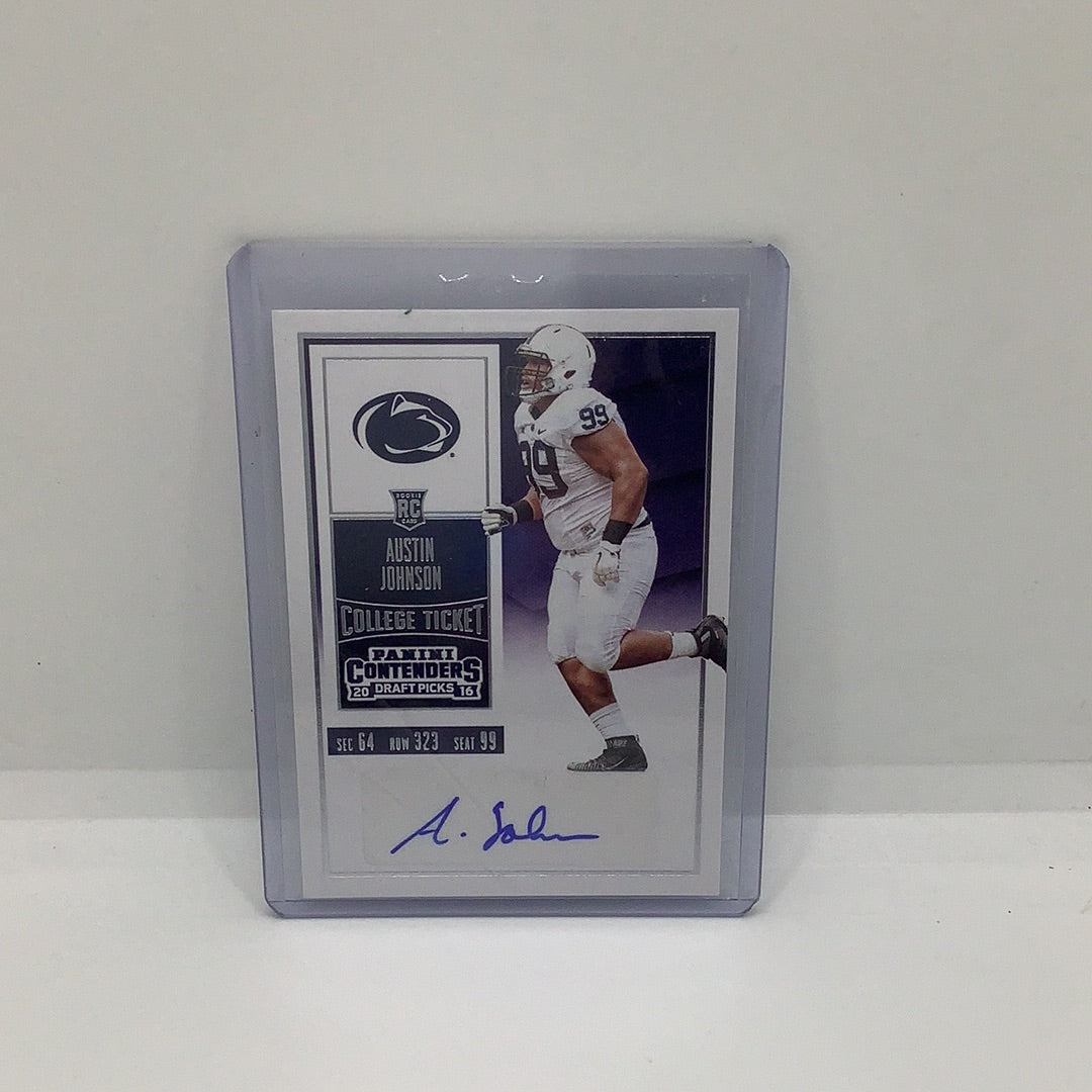 2016 Contenders Austin Johnson RC Auto