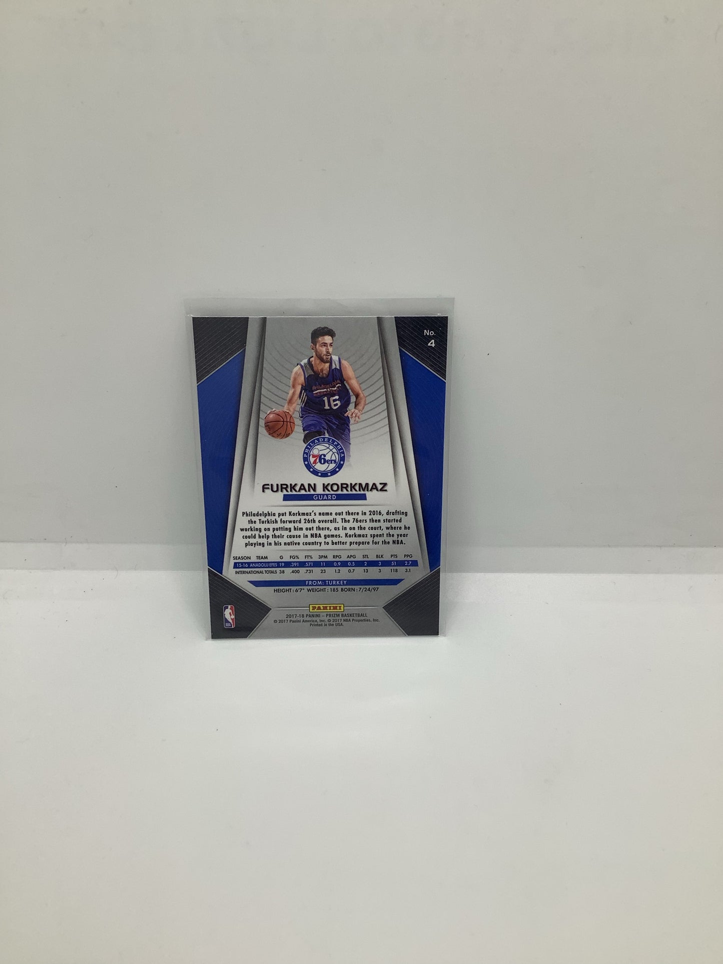 2017-18 Prizm Furkan Korkmaz Silver