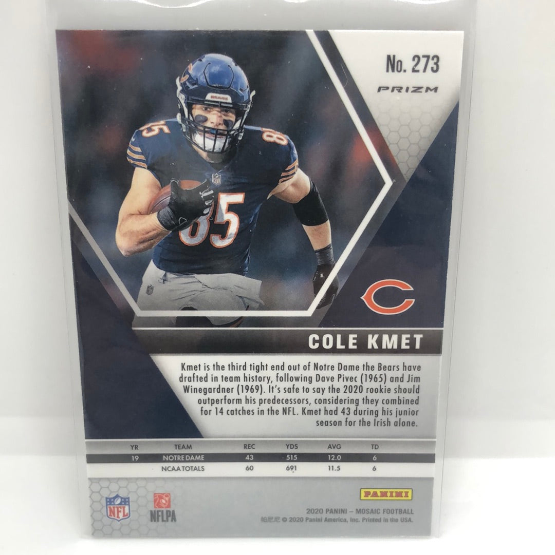 Cole Kmet 2020 Mosaic NFL Debut