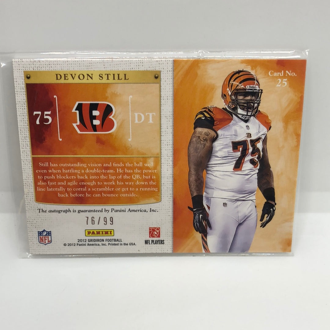 Devon Still 2012 Gridiron Rc Auto /99