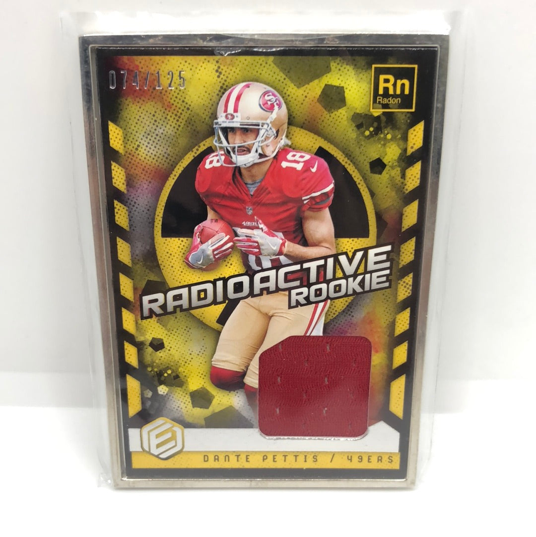 Dante Pettis 2018 Elements Radioactive METAL Jsy /125