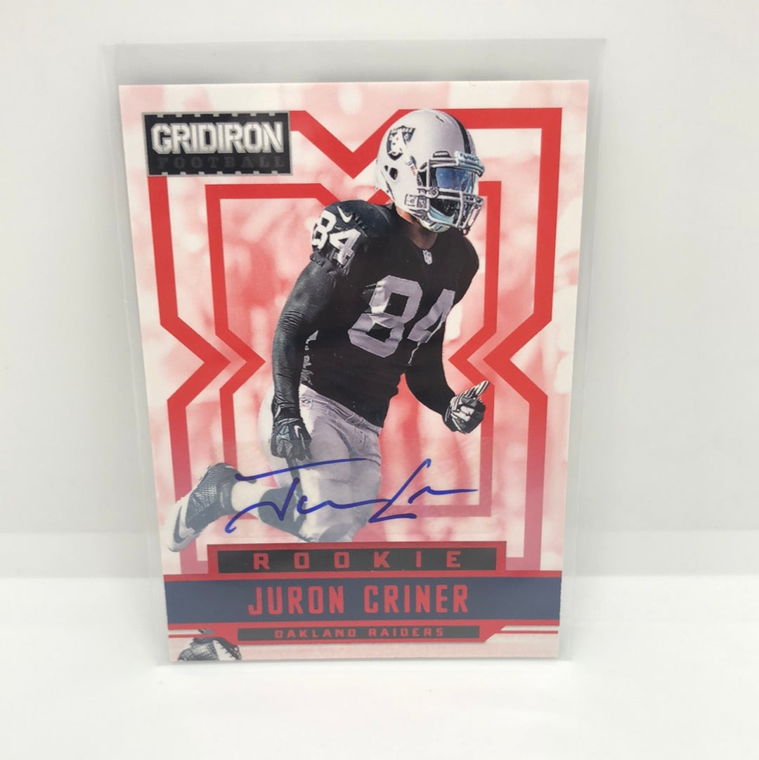Juron Criner 2012 Gridiron Rc Auto /499