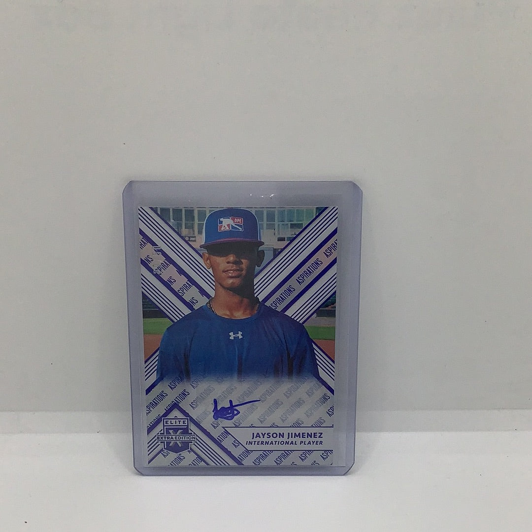 2018 Extra Elite Jayson Jimenez Holo Auto