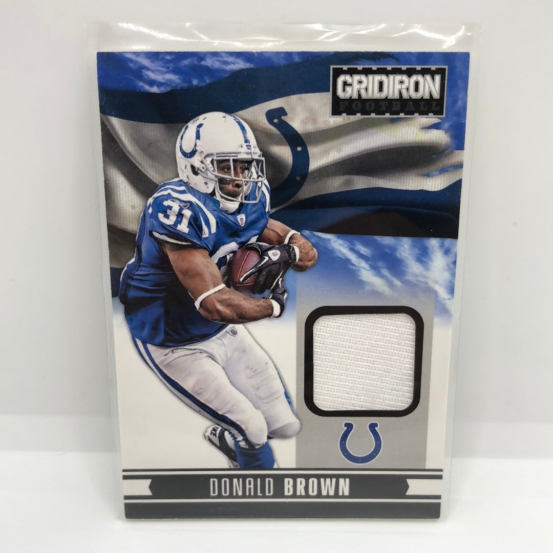 Donald Brown 2012 Gridiron Jsy /99