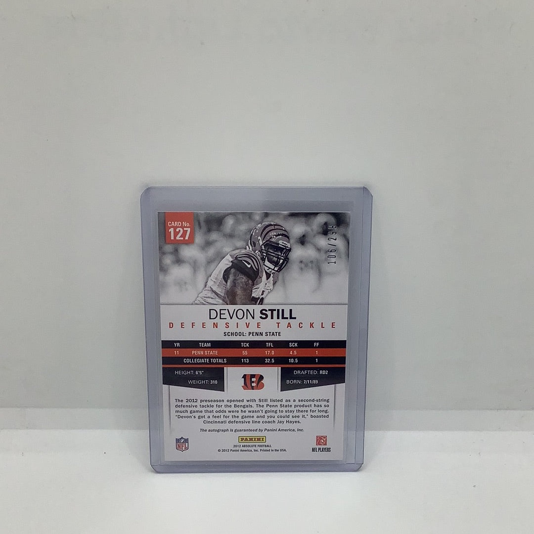 2013 Panini Absolute Auto Devon Still