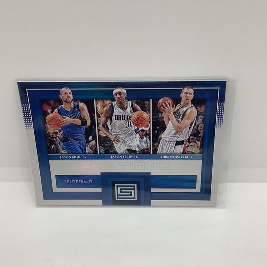 2017/18 Panini Status dirk, terry, kidd trio insert