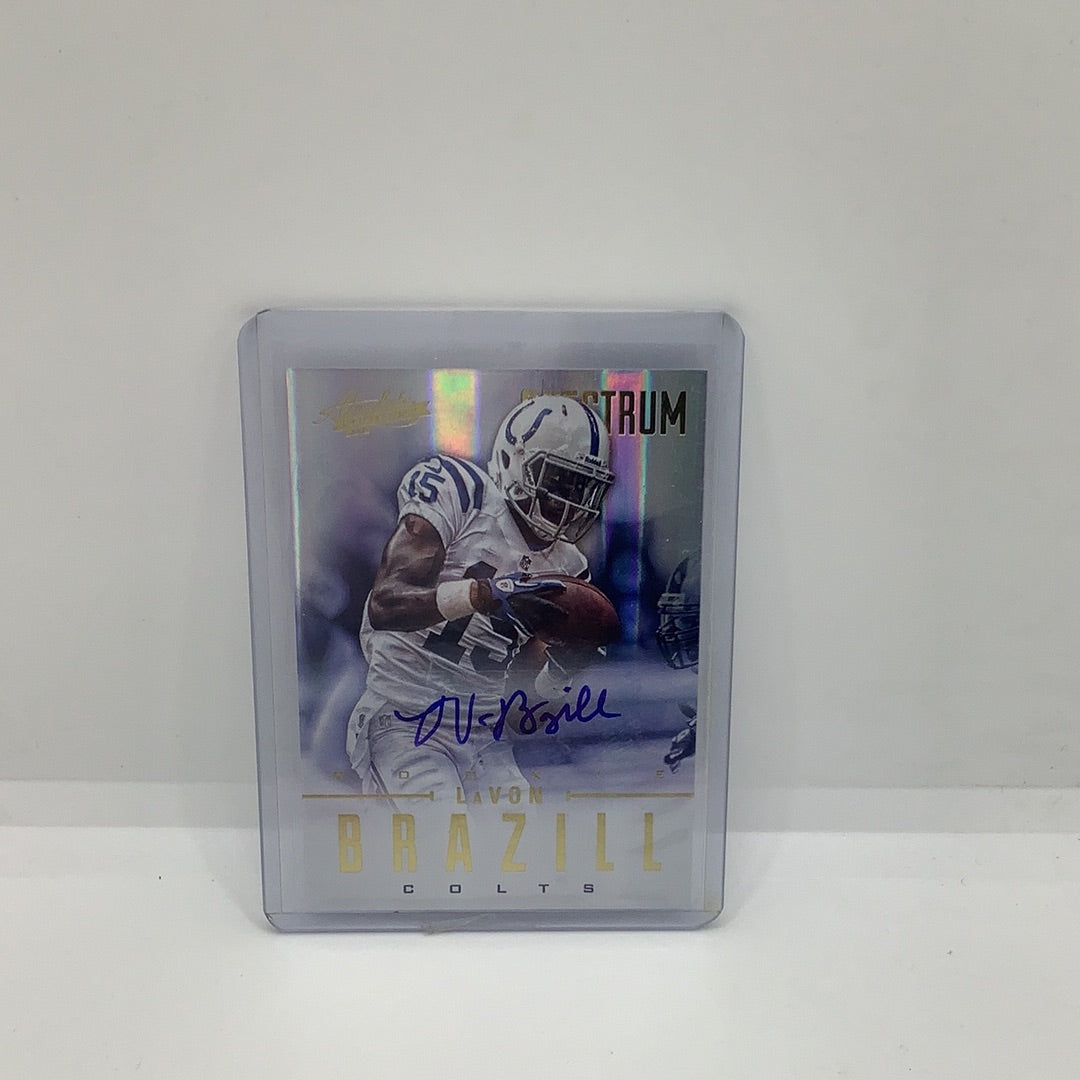 2013 Panini Absolute Auto LaVon Brazill