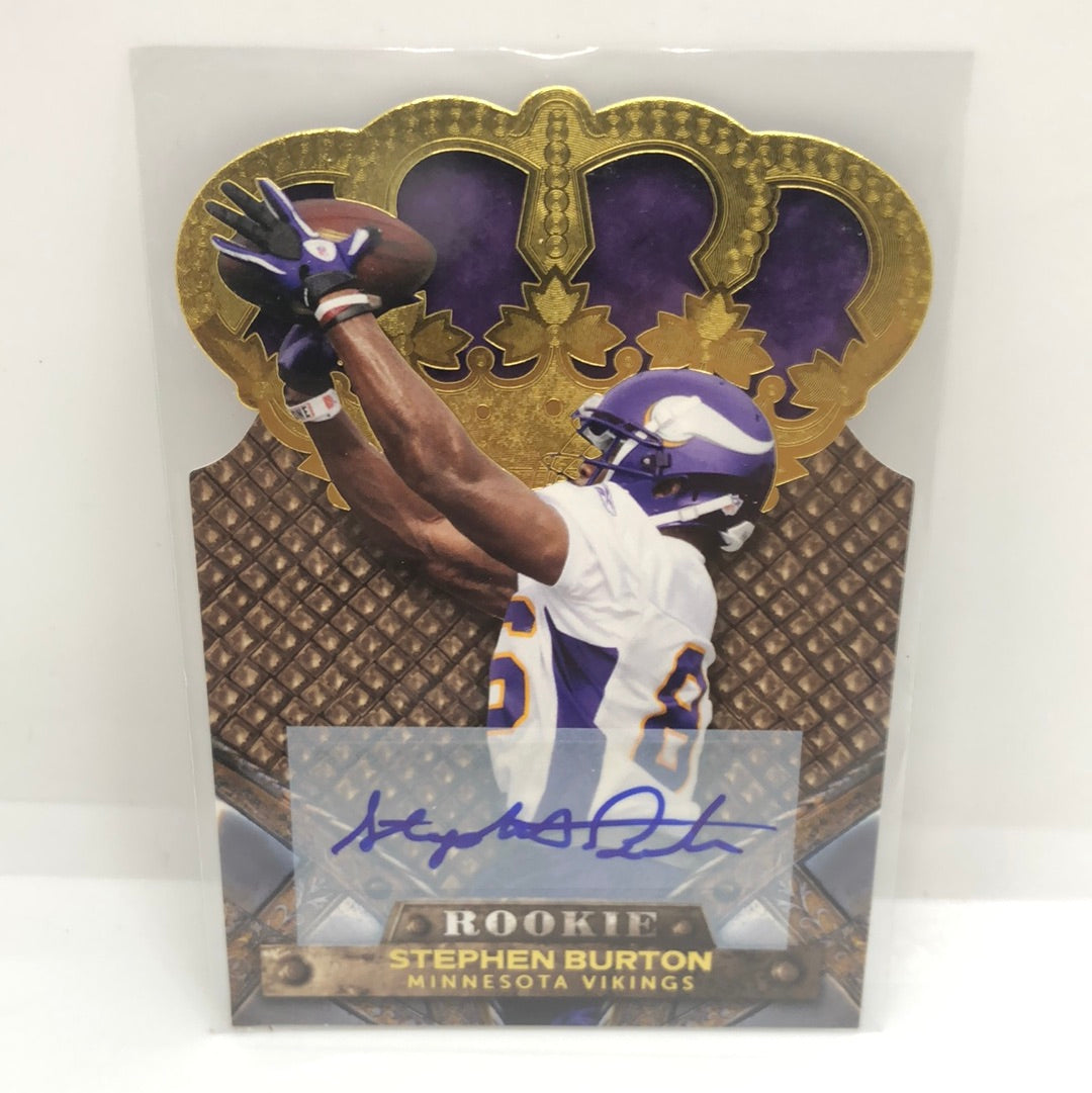 Stephen Burton 2011 Crown Royale Rc Auto /499