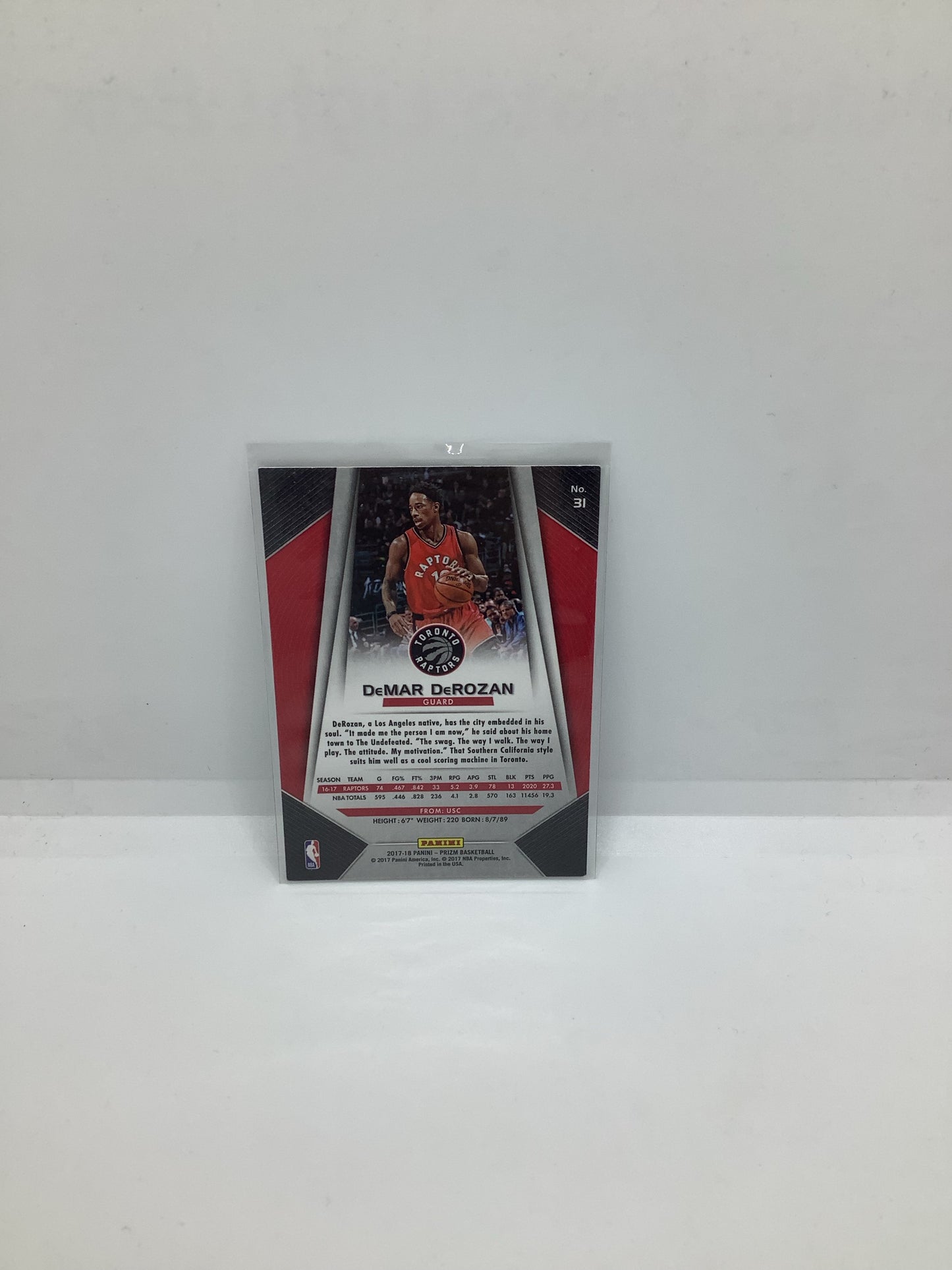 2017-18 Prizm DeMar DeRozan