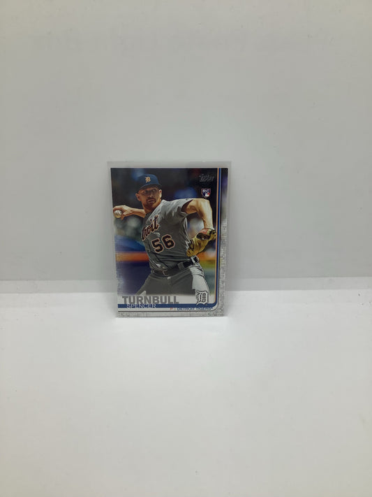 2019 Topps Spencer Turnbull Blue
