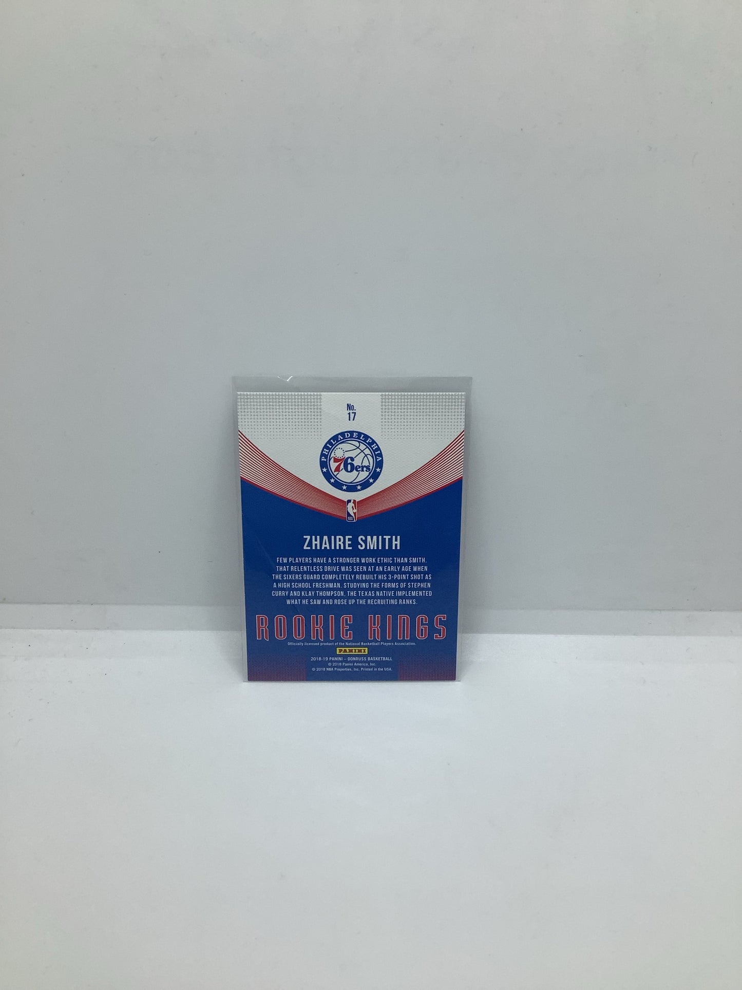 2018-19 Donruss Zhaire Smith RC RWB