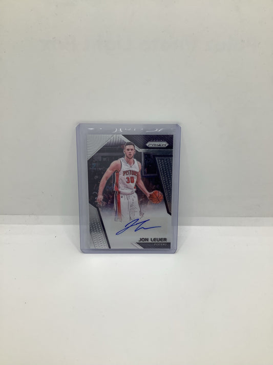 2017-18 Prizm Jon Leuer Silver Auto
