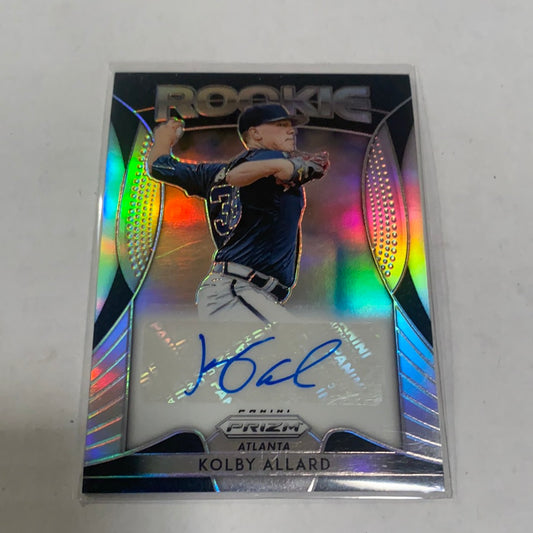 2019 Panini Prizm #RA-KA Kolby Allard RC Auto Silver Prizm