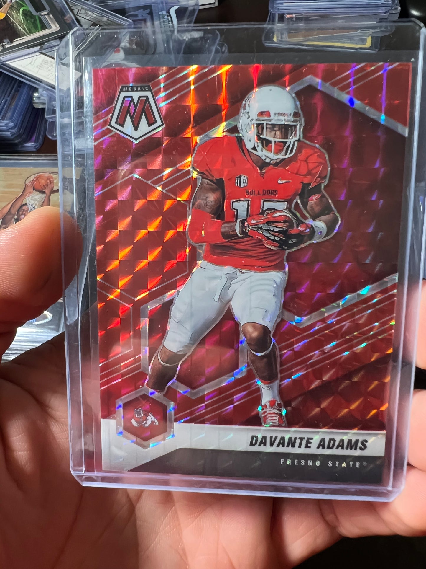 2021 Mosaic Devante Adams Red /99