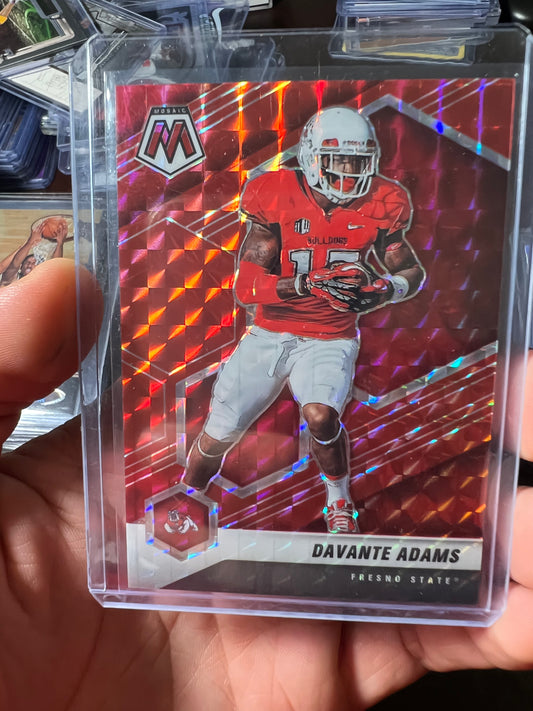 2021 Mosaic Devante Adams Red /99