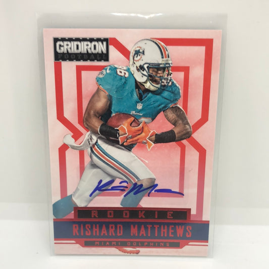 Rishard Matthews 2012 Gridiron Rc Auto /499