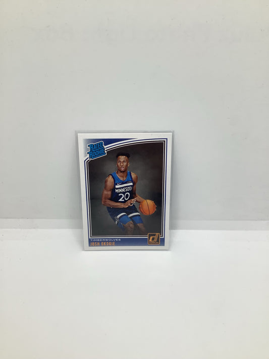 2018-19 Donruss Josh Okogie RC Blue
