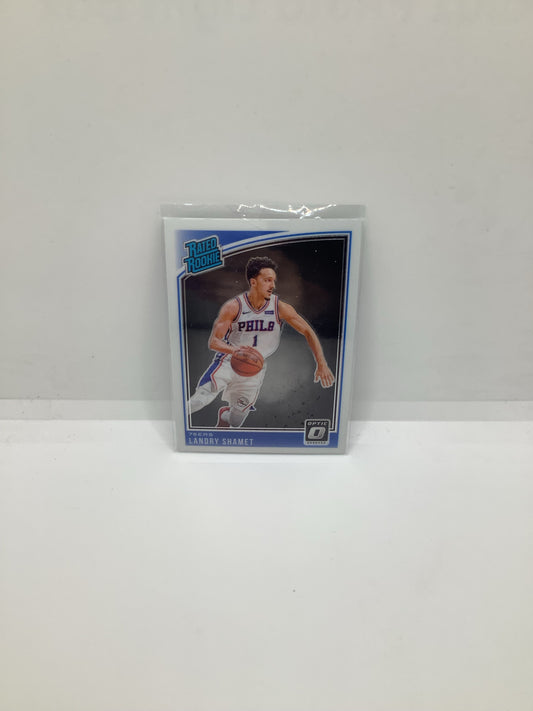 2018-19 Donruss Optic Landry Shamet RC Blue