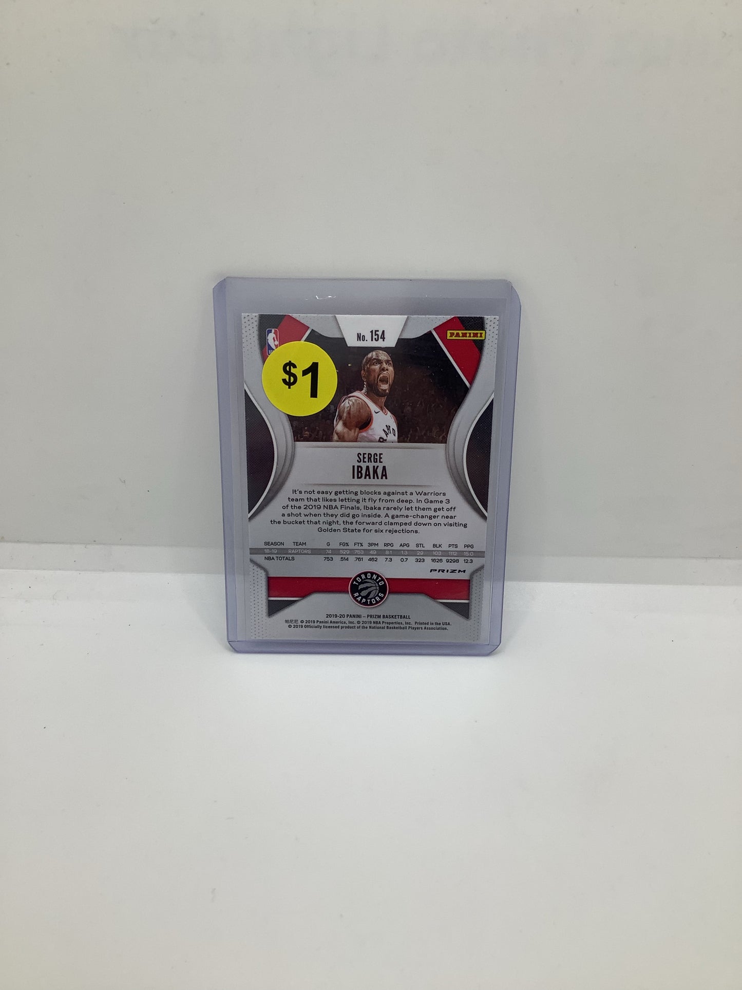 2019-20 Prizm Serge Ibaka Silver Red