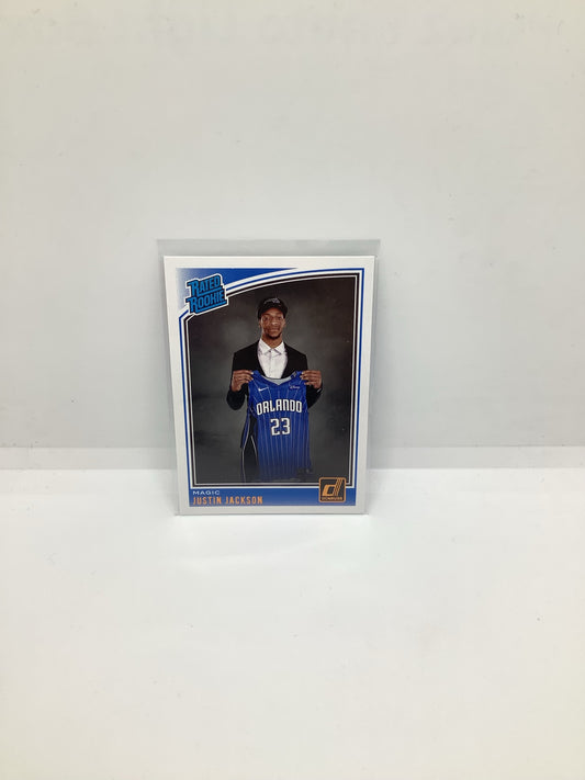 2018-19 Donruss Justin Jackson RC Blue