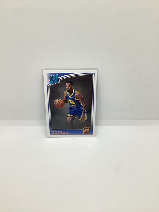 2018-19 Donruss Jacob Evans RC Blue