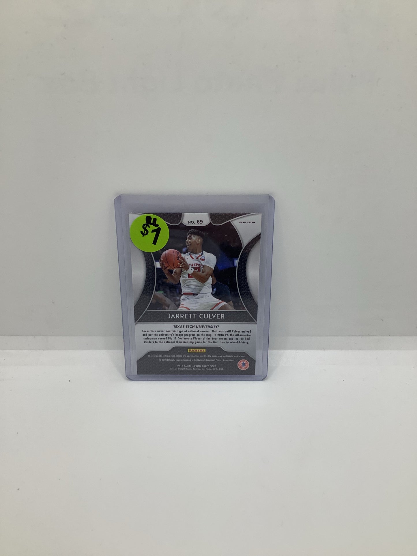 2019 Prizm Draft Jarrett Culver RC Blue