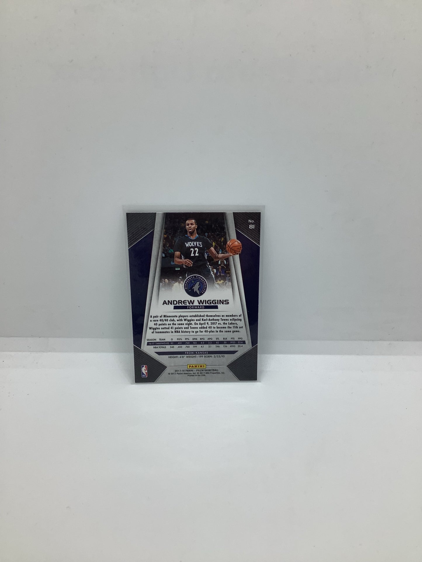 2017-18 Prizm Andrew Wiggins