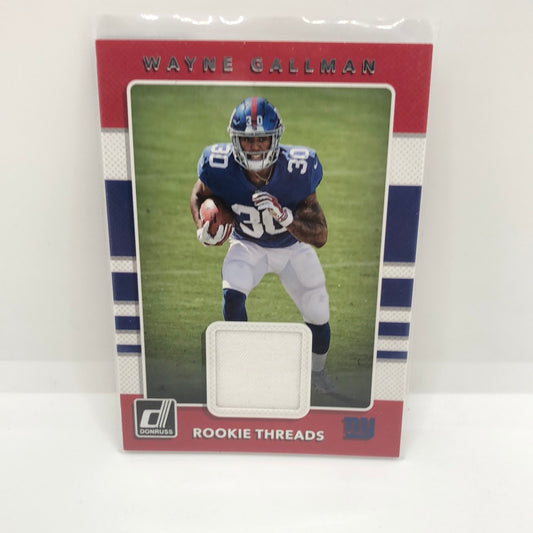 Wayne Gallman 2017 Donruss Rc Jsy