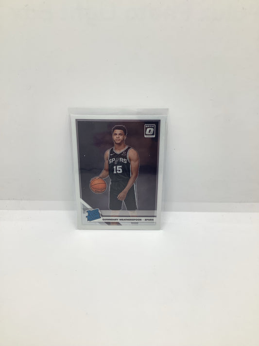 2019-20 Donruss Optic Quinndary Weatherspoon RC