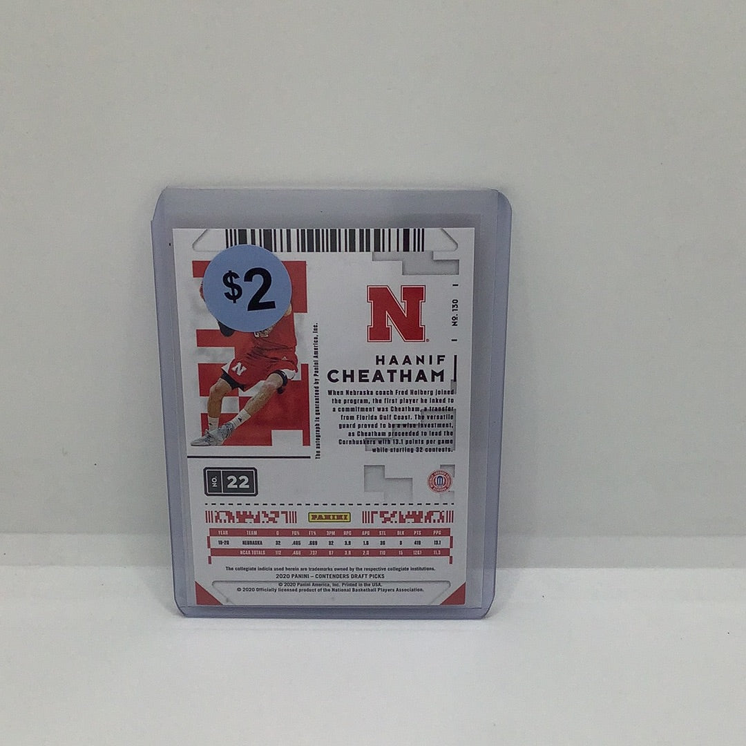 2020 Contenders Haanif Cheatham Auto