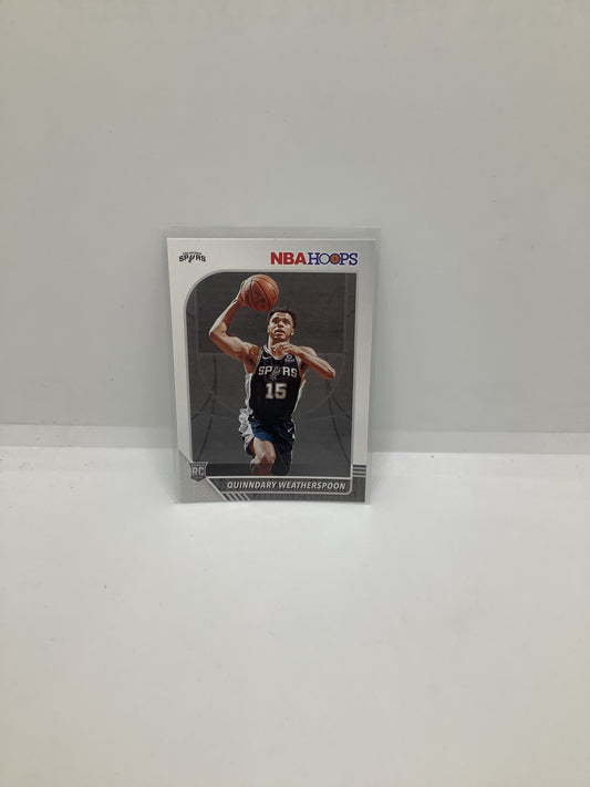 2019-20 Hoops Quinndary Weatherspoon RC Grey