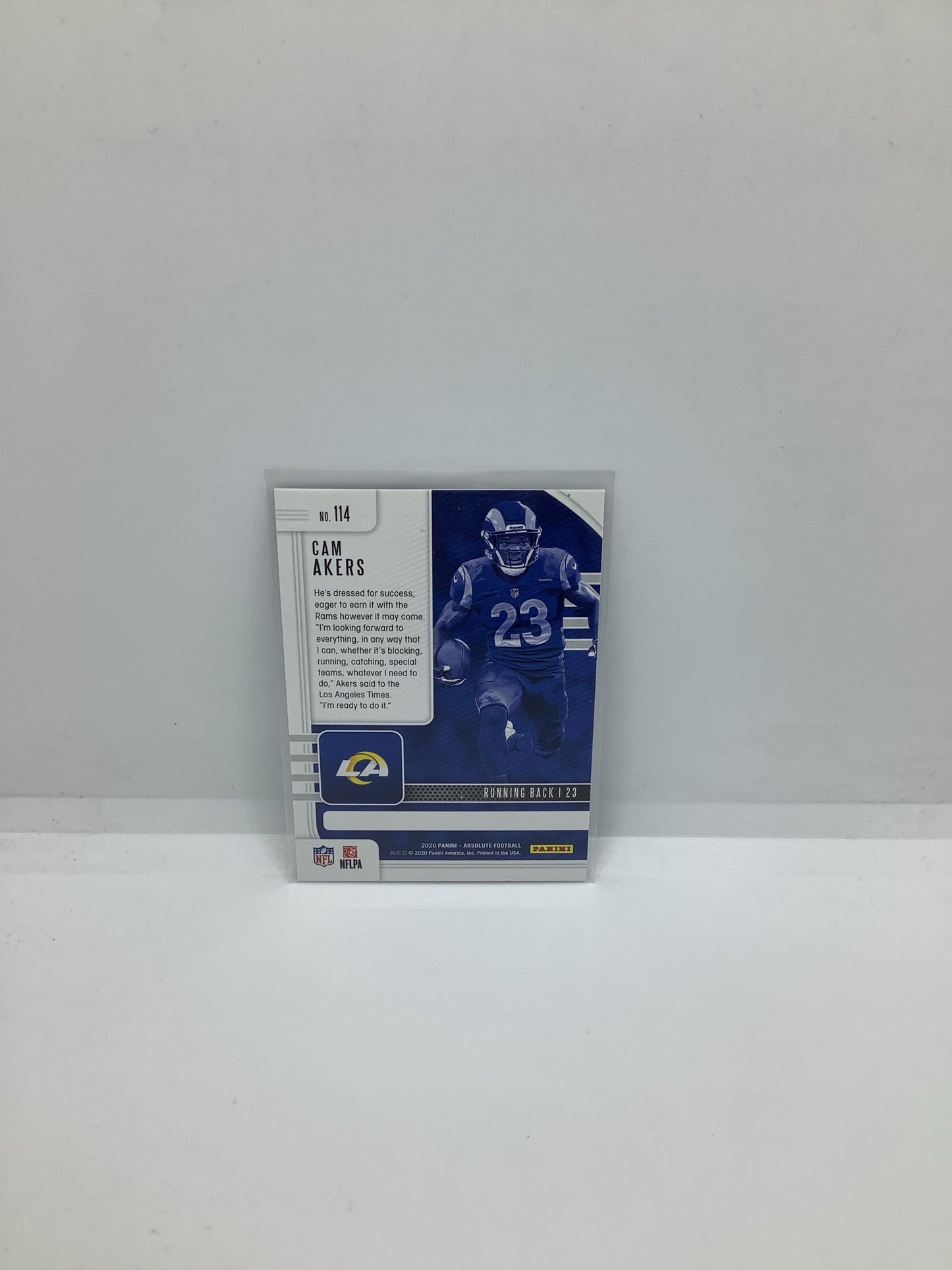 2020 Absolute Cam Akers RC Blue