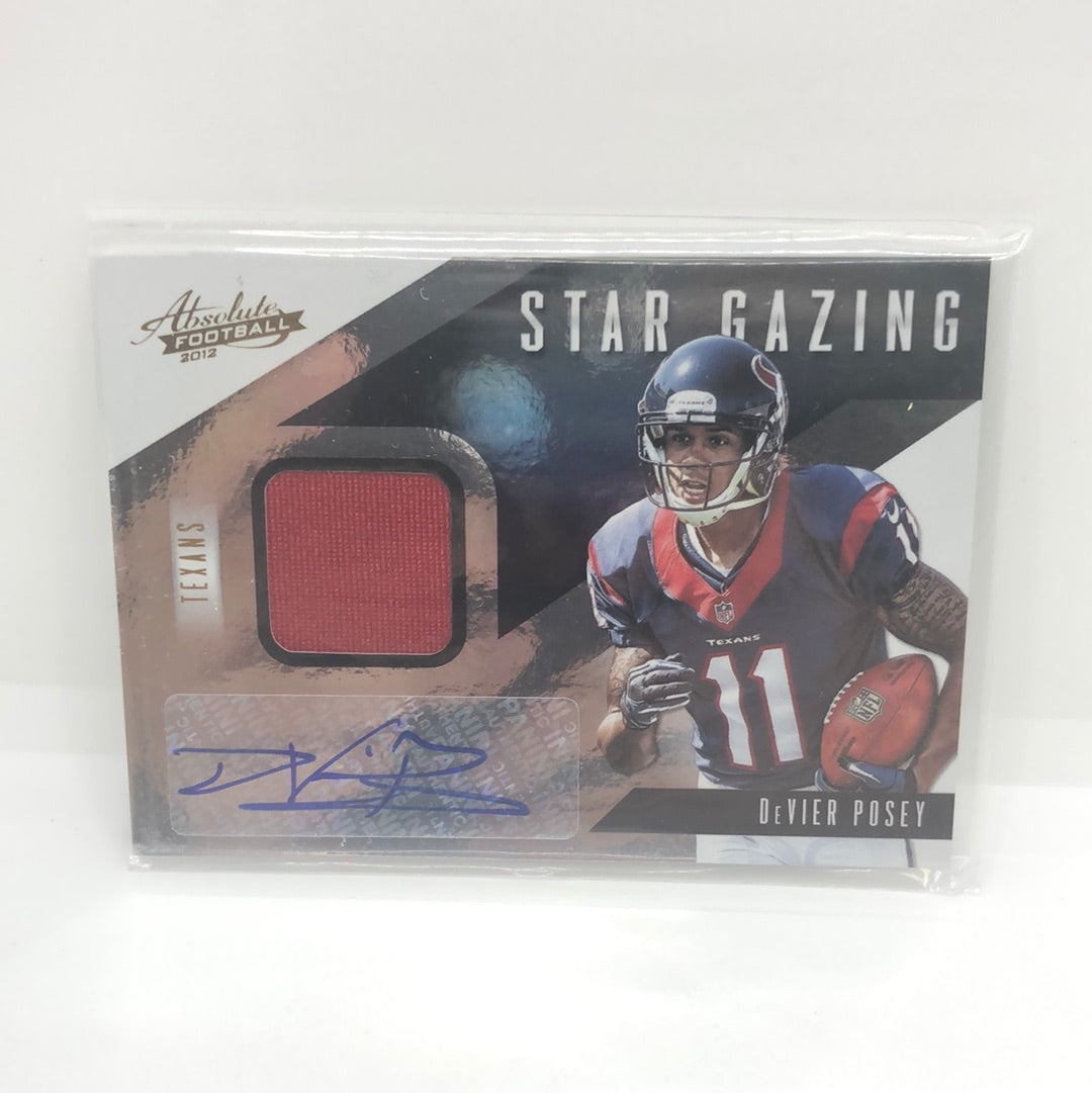 DeVier Posey 2012 Absolute Star Gazing Jsy Auto /49