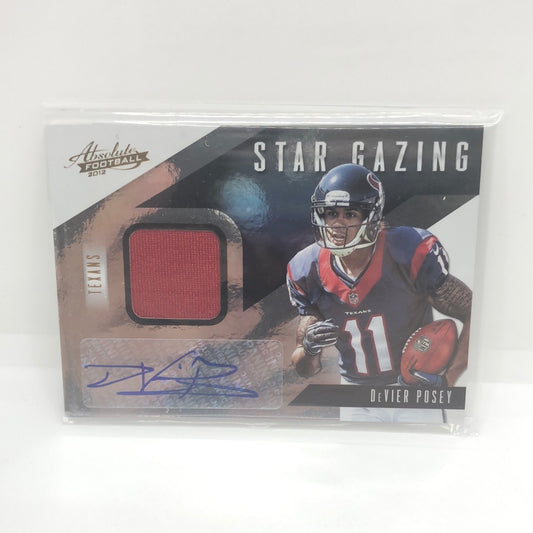 DeVier Posey 2012 Absolute Star Gazing Jsy Auto /49