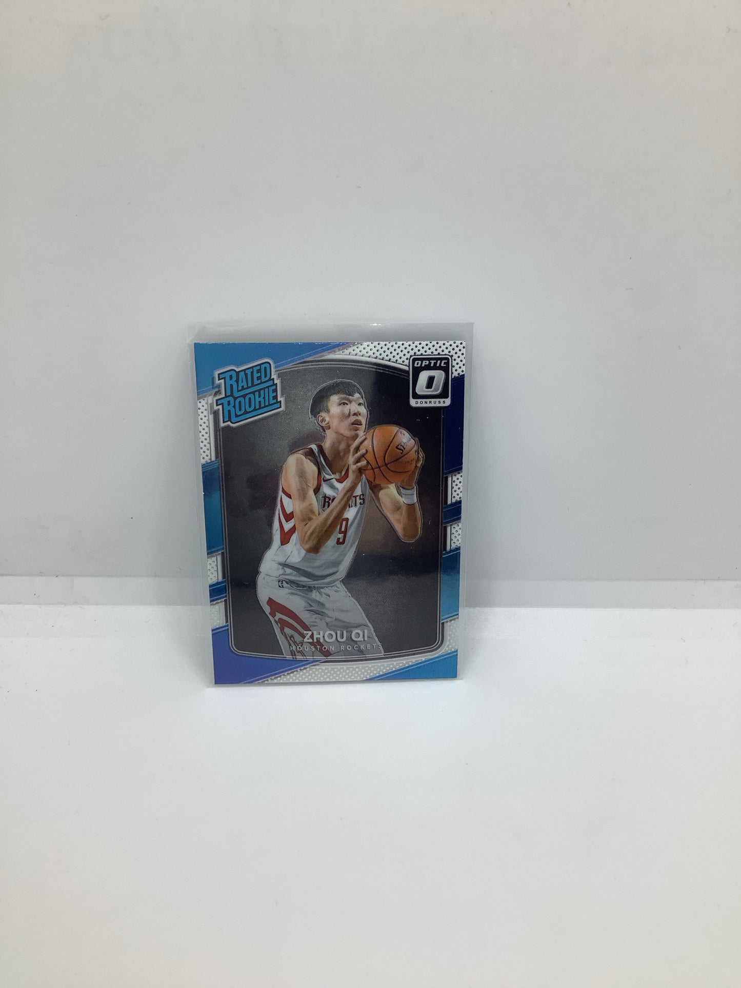 2017-18 Donruss Optic Zhou Qi RC Blue