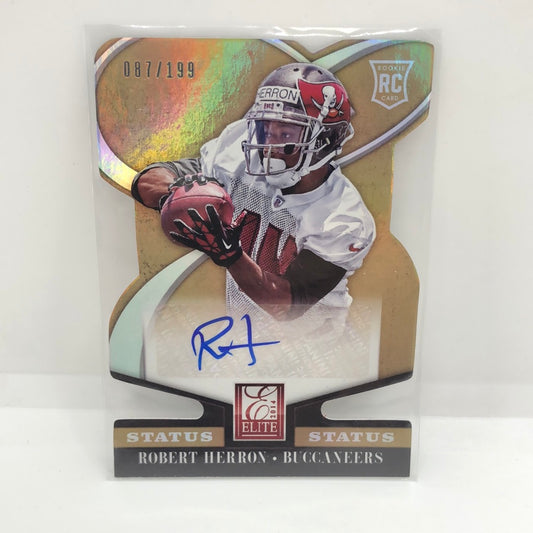 Robert Herron 2014 Elite Die Cut Rc Auto /199