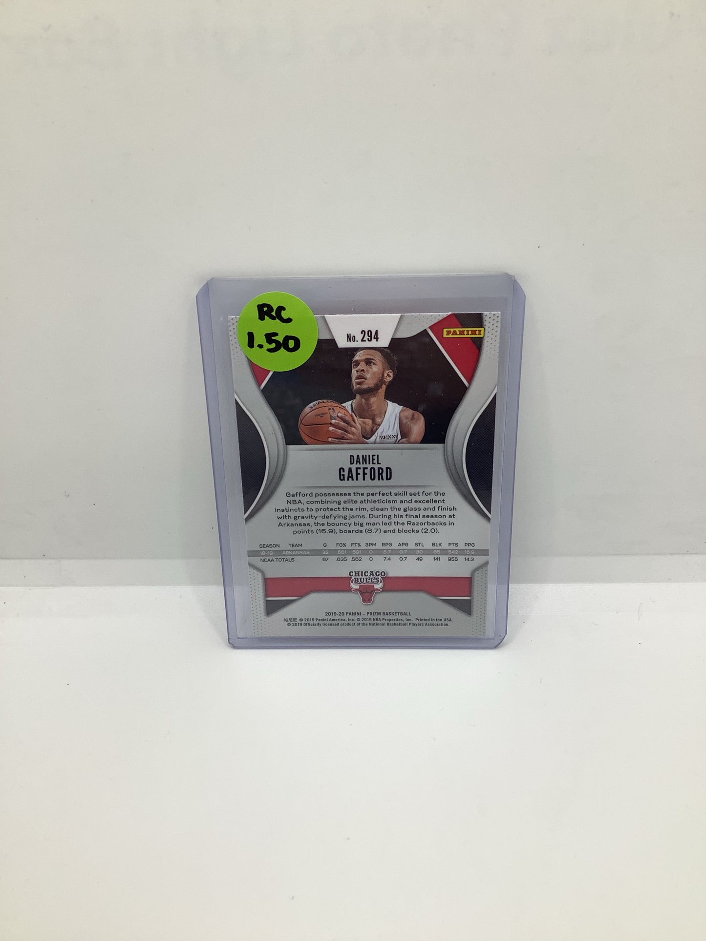 2019-20 Prizm Daniel Gafford RC Silver
