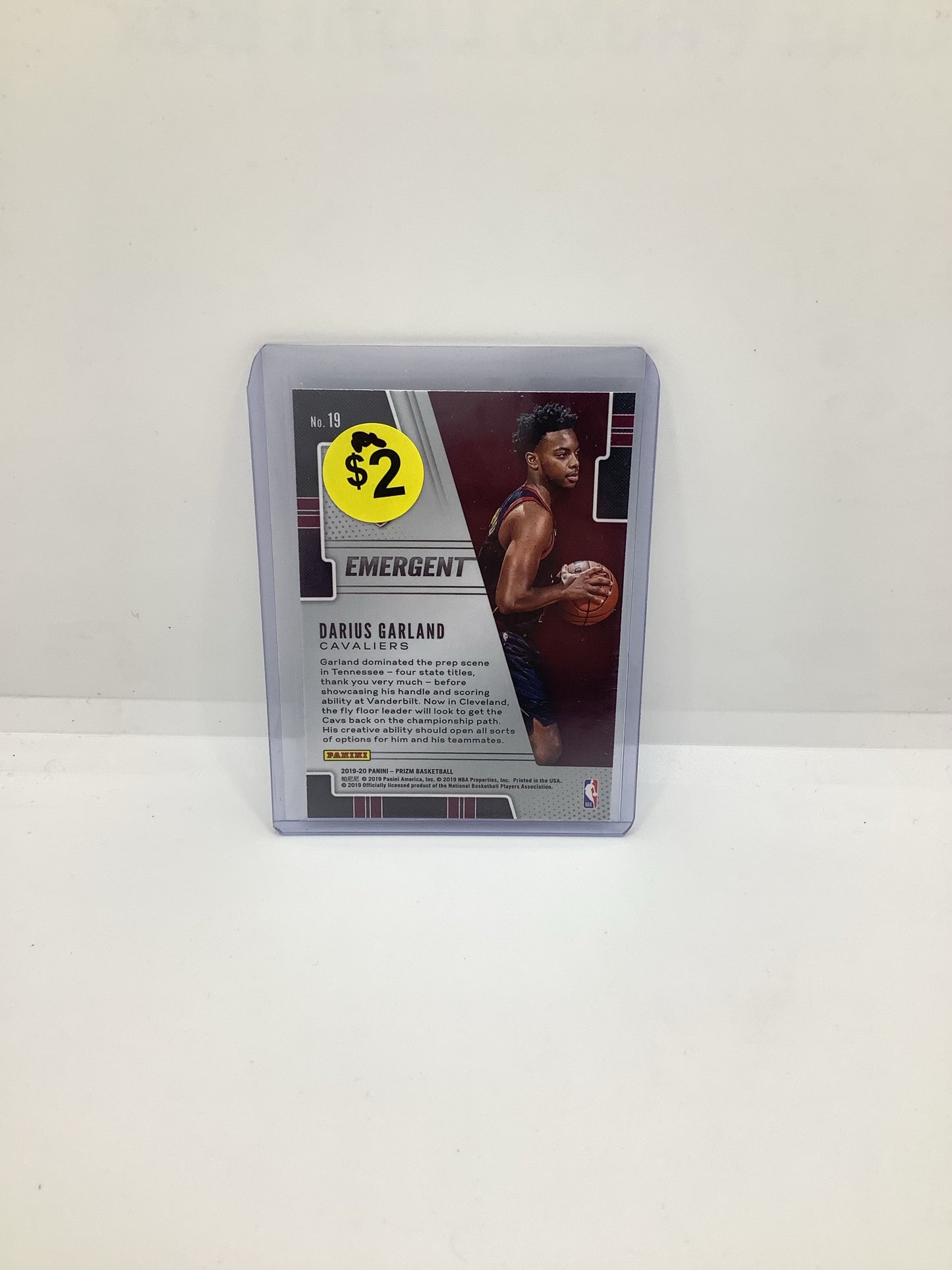 2019-20 Prizm Darius Garland RC Red Black