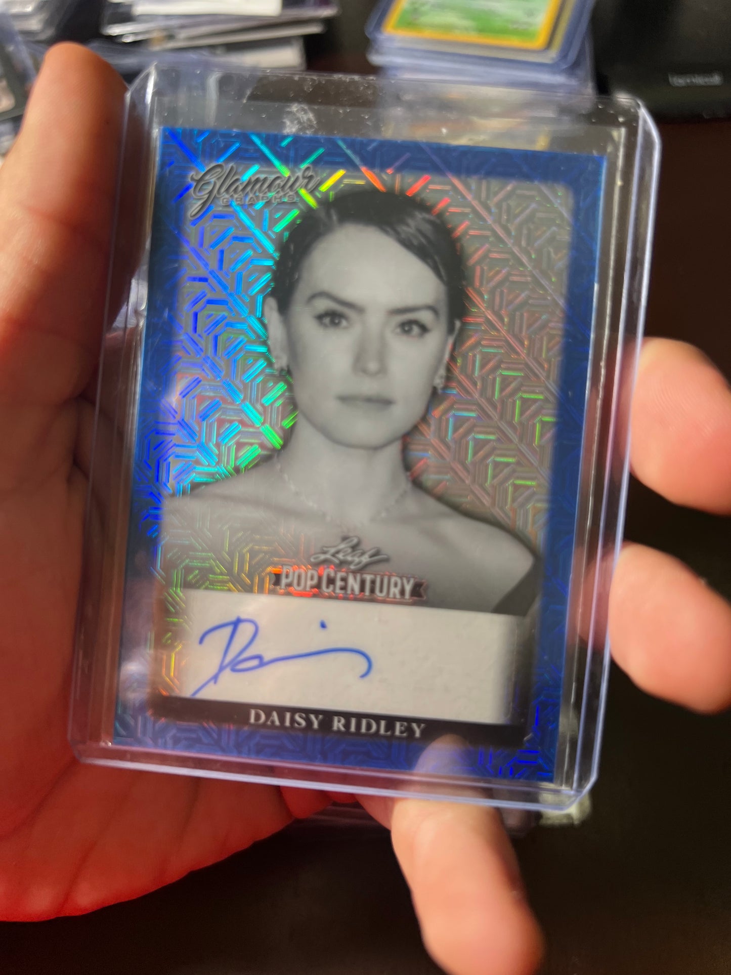 Daisy Ridley Blue Mojo Auto /7